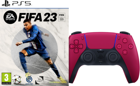 FIFA 23 PS5 + Sony Dualsense Rood