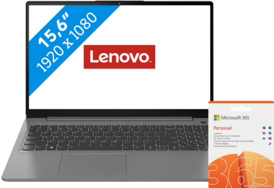Lenovo IdeaPad 3 15ADA6 82KR007CMB Azerty + Microsoft Office 365 Personal 1 jaar