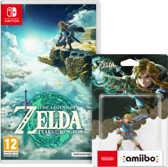 The Legend of Zelda Tears of The Kingdom + Link Amiibo