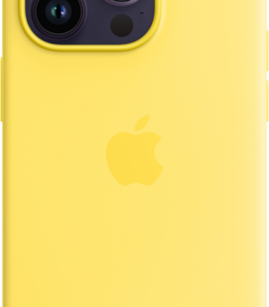 Apple iPhone 14 Pro Back Cover met MagSafe Kanariegeel