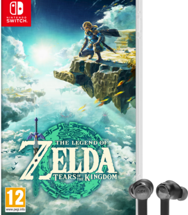 The Legend of Zelda Tears of The Kingdom Nintendo Switch + JBL Quantum TWS