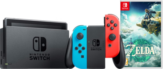 Nintendo Switch Rood/Blauw + Zelda: Tears of the Kingdom