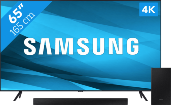 Samsung Crystal UHD 65AU7040 + Soundbar