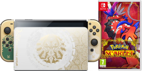 Nintendo Switch OLED Zelda Edition + Pokémon Scarlet