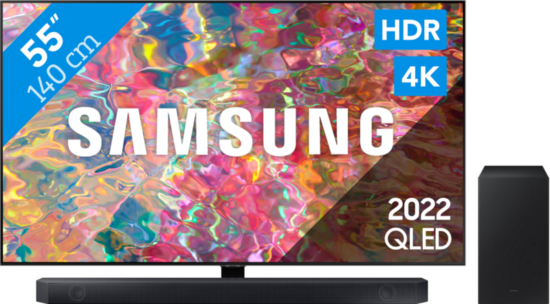 Samsung QLED 55Q80B (2022) + Soundbar