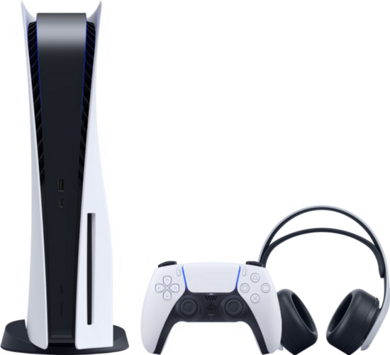 PlayStation 5 Disc Edition + 3D Pulse Gaming Headset