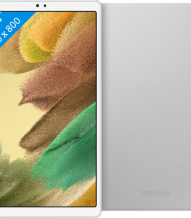Samsung Galaxy Tab A7 Lite 32GB Wifi Zilver + Samsung Book Cover Zilver