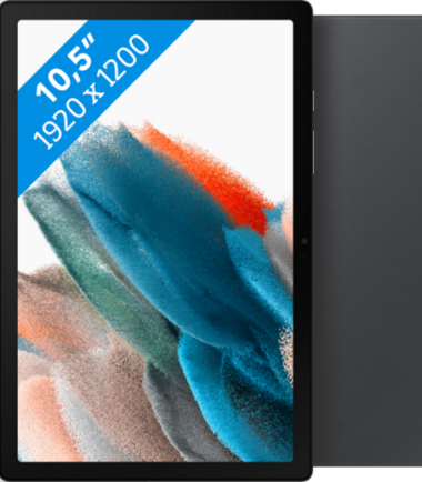 Samsung Galaxy Tab A8 32GB Wifi Zilver + Book Case Grijs
