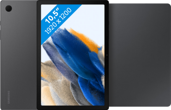 Samsung Galaxy Tab A8 128GB Wifi Grijs + Book Case Grijs