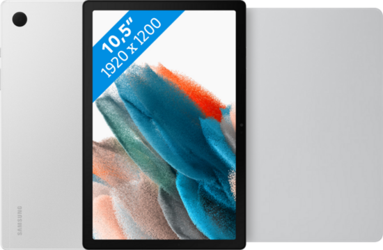 Samsung Galaxy Tab A8 32GB Wifi Zilver + Book Case Zilver