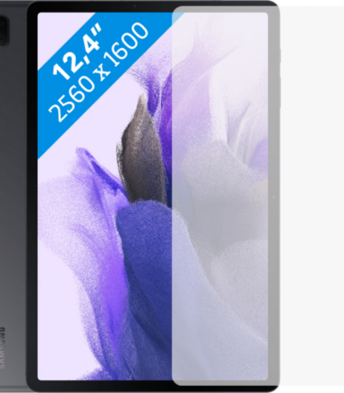 Samsung Galaxy Tab S7 FE 64GB Wifi Zwart + Just in Case Screenprotector