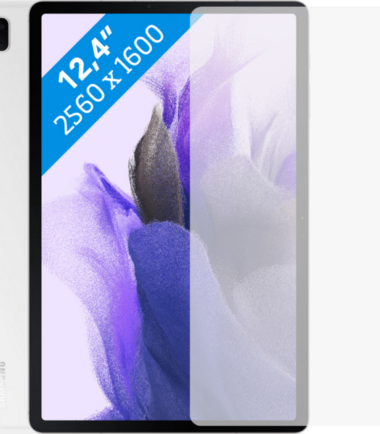 Samsung Galaxy Tab S7 FE 64GB Wifi Zilver + Just in Case Screenprotector