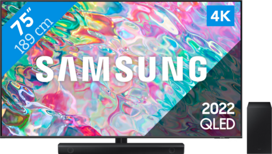 Samsung QLED 75Q74B (2022) + Soundbar