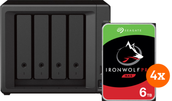 Synology DS923+ + Seagate Ironwolf 24TB Pro (4x6TB)
