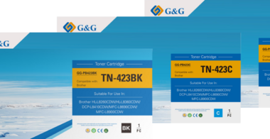 G&G TN-423 Inkt Toners 4-Kleuren Hoge Capaciteit