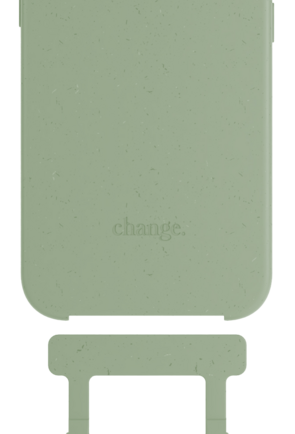 Change Case Apple iPhone 14 Back Cover met Koord Groen