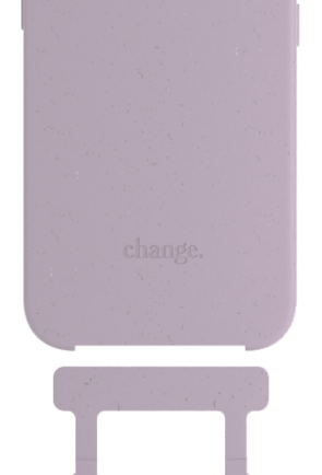 Change Case Apple iPhone 14 Pro Max Back Cover met Koord Paars