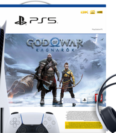PlayStation 5 Disc Edition + God of War Ragnarok + 3D Pulse Gaming Headset