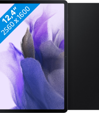Samsung Galaxy Tab S7 FE 128GB Wifi + Book Case Zwart