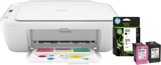 HP Deskjet 2710e + 1 set extra inkt