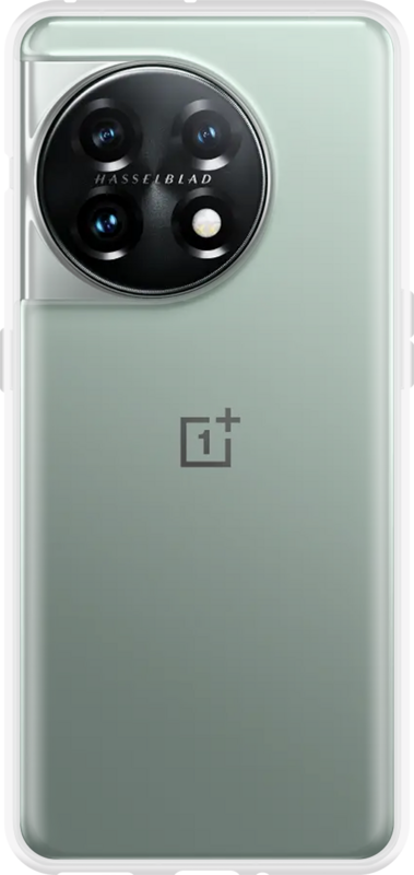 Just in Case Soft Design OnePlus 11 Back Cover Transparant