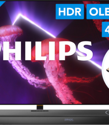 Philips 55OLED807 - Ambilight (2022) + Soundbar + Hdmi kabel