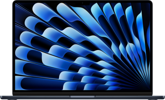 Apple MacBook Air 15" (2023) M2 (8 core CPU/10 core GPU) 16GB/256GB Middernacht AZERTY
