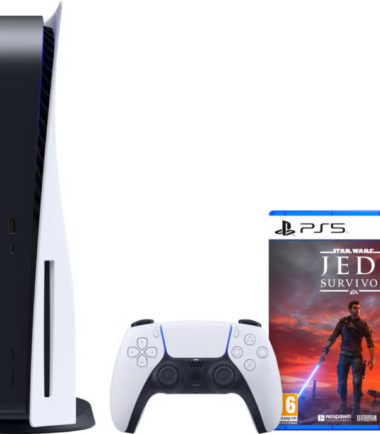PlayStation 5 Disc Edition + Star Wars Jedi Survivor