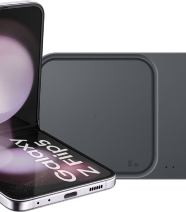 Samsung Galaxy Z Flip 5 256GB Paars 5G + Samsung Duo Draadloze Oplader 15 Watt
