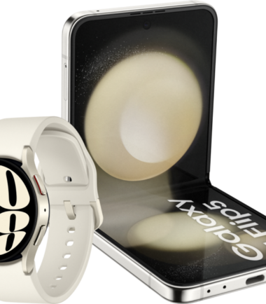 Samsung Galaxy Z Flip 5 256GB Creme 5G + Galaxy Watch 6 Goud/Crème 40mm