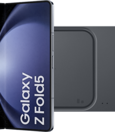 Samsung Galaxy Z Fold 5 256GB Blauw 5G + Samsung Duo Draadloze Oplader 15 watt