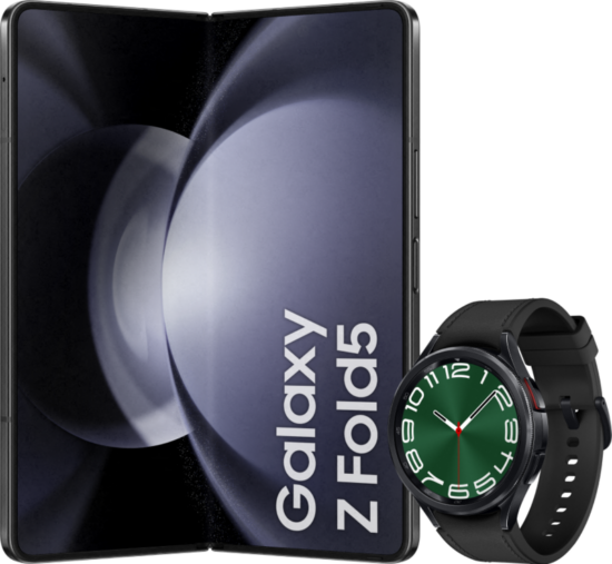 Samsung Galaxy Z Fold 5 512GB Zwart 5G + Galaxy Watch 6 Classic Zwart 47mm
