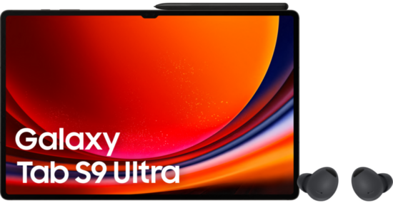 Samsung Galaxy Tab S9 Ultra 14.6 inch 256GB Wifi en 5G Zwart + Samsung Galaxy Buds 2 Pro