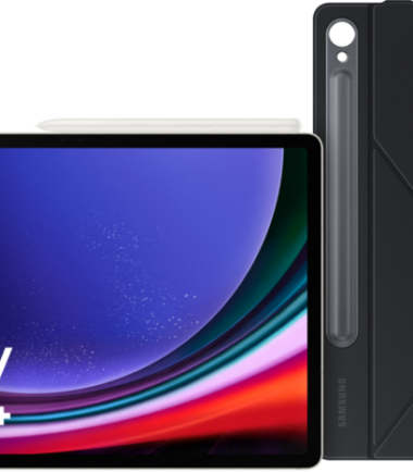 Samsung Galaxy Tab S9 Plus 12.4 inch 256GB Wifi Crème + Book Case Zwart