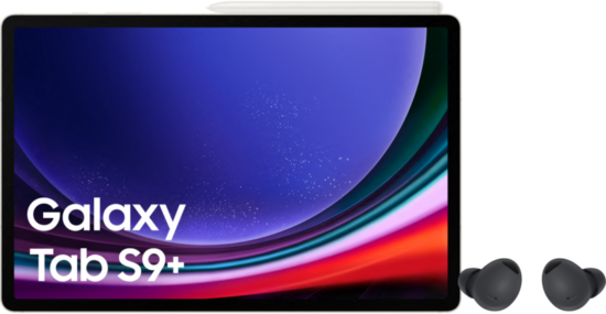 Samsung Galaxy Tab S9 Plus 12.4 inch 256GB Wifi Crème + Samsung Galaxy Buds 2 Pro
