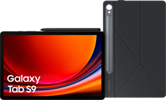 Samsung Galaxy Tab S9 11 inch 128GB Wifi Zwart + Book Case Zwart