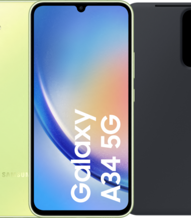 Samsung Galaxy A34 128GB Groen 5G + Clear View Book Case Groen