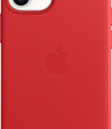 Apple iPhone 12 mini Back Cover met MagSafe Leer RED