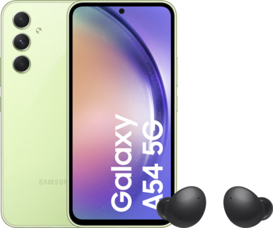 Samsung Galaxy A54 128GB Groen 5G + Galaxy Buds 2 Zwart