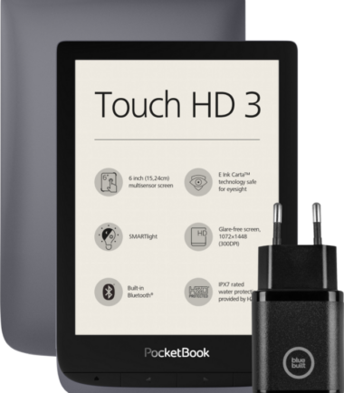 Touch HD 3 Grijs + BlueBuilt Oplader