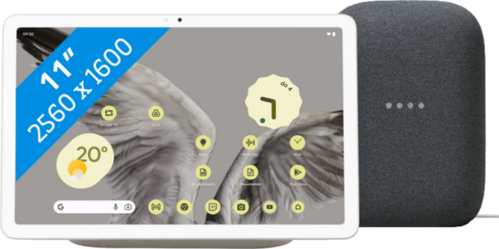 Google Pixel Tablet 128GB Wifi Crème + Nest Audio Charcoal