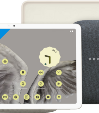 Google Pixel Tablet 256GB Wifi Crème + Pixel Tablet Back Cover Crème + Nest Audio Charcoal