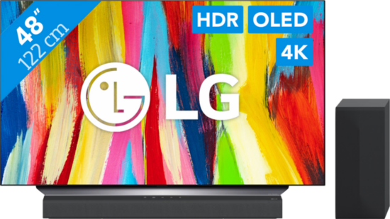 LG OLED48C24LA + Soundbar