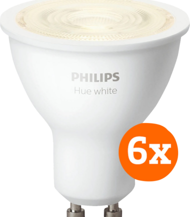 Philips Hue White GU10 6-Pack