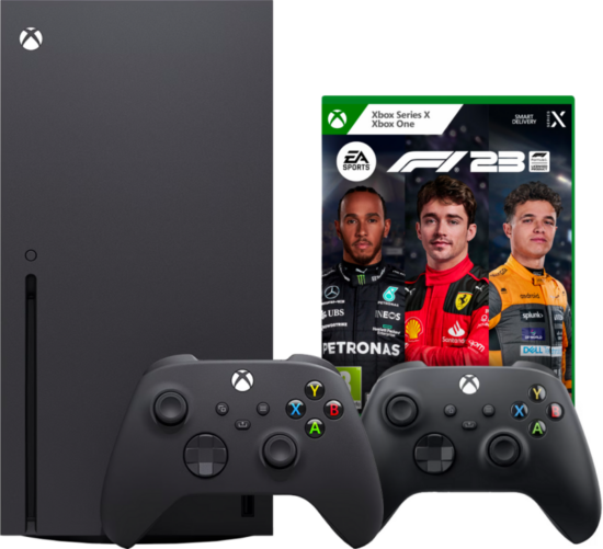 Xbox Series X + F1 23 + Tweede Controller Zwart