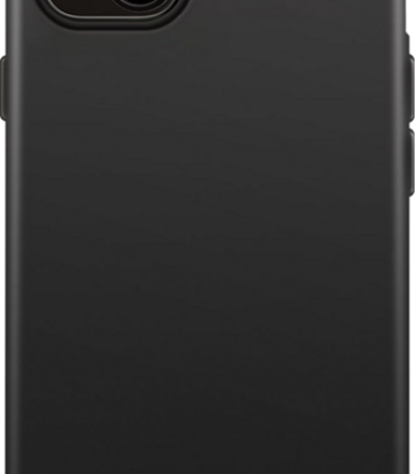 XQISIT Silicone Case Apple iPhone 15 Plus Back Cover Zwart