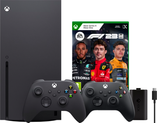 Xbox Series X + F1 23 + Microsoft Xbox Controller Zwart + Play & Charge kit