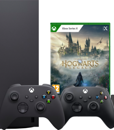 Xbox Series X + Hogwarts Legacy + Microsoft Xbox Controller Zwart + Play & Charge kit