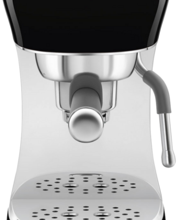 SMEG ECF02BLEU Zwart - Koffieapparaten Espresso Halfautomatisch
