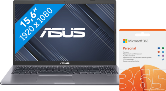 Asus Vivobook 15 X515EA-EJ3289W-BE + Microsoft Office 365 Personal